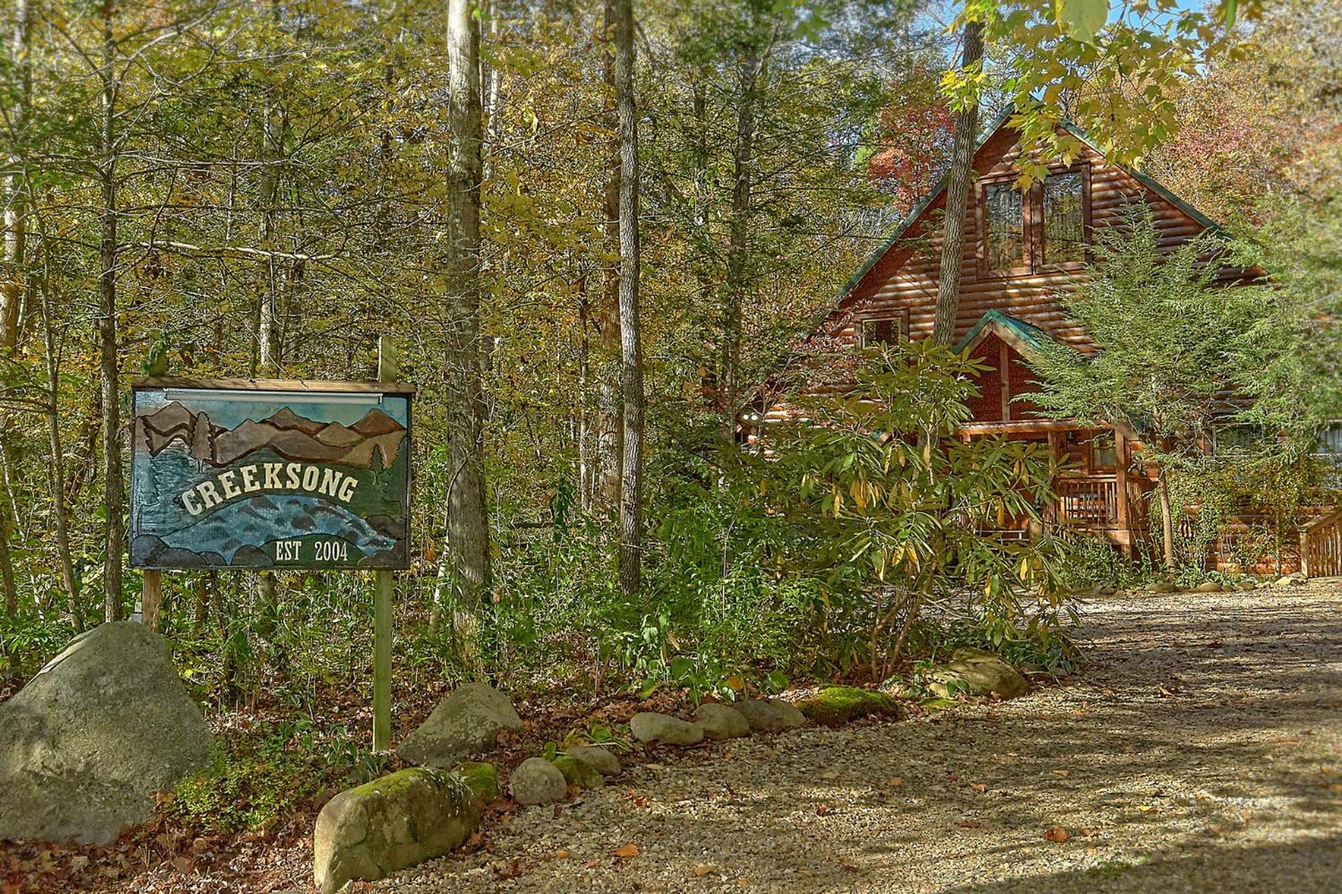 Creeksong Holiday Home Gatlinburg Eksteriør billede